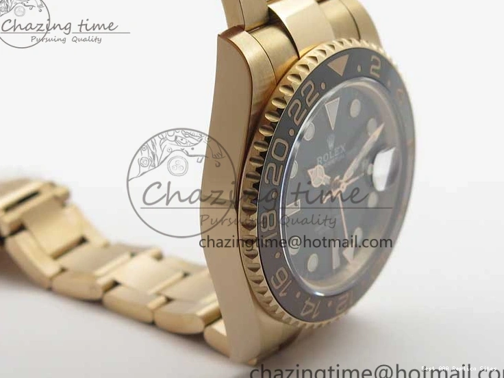 AAA Replica Watches CHNR Comfortable A 1:1 on 316L Master Steel 126715 Black Dial 2961 Brown Best Bracelet Edition Ceramic GMT Black GMF II RG 0123